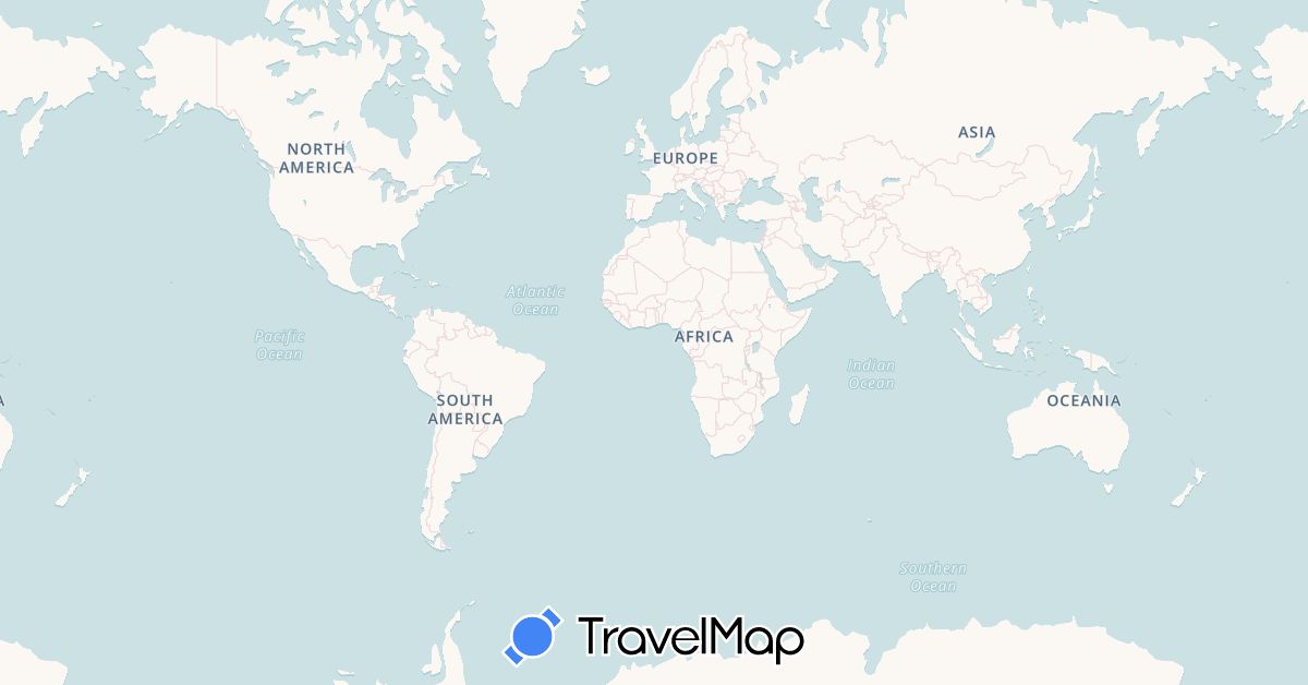 TravelMap itinerary: driving, plane in Antigua and Barbuda, Netherlands Antilles, Barbados, France, Grenada, Guadeloupe, Saint Lucia, Trinidad and Tobago, Saint Vincent and the Grenadines, British Virgin Islands (Europe, North America)